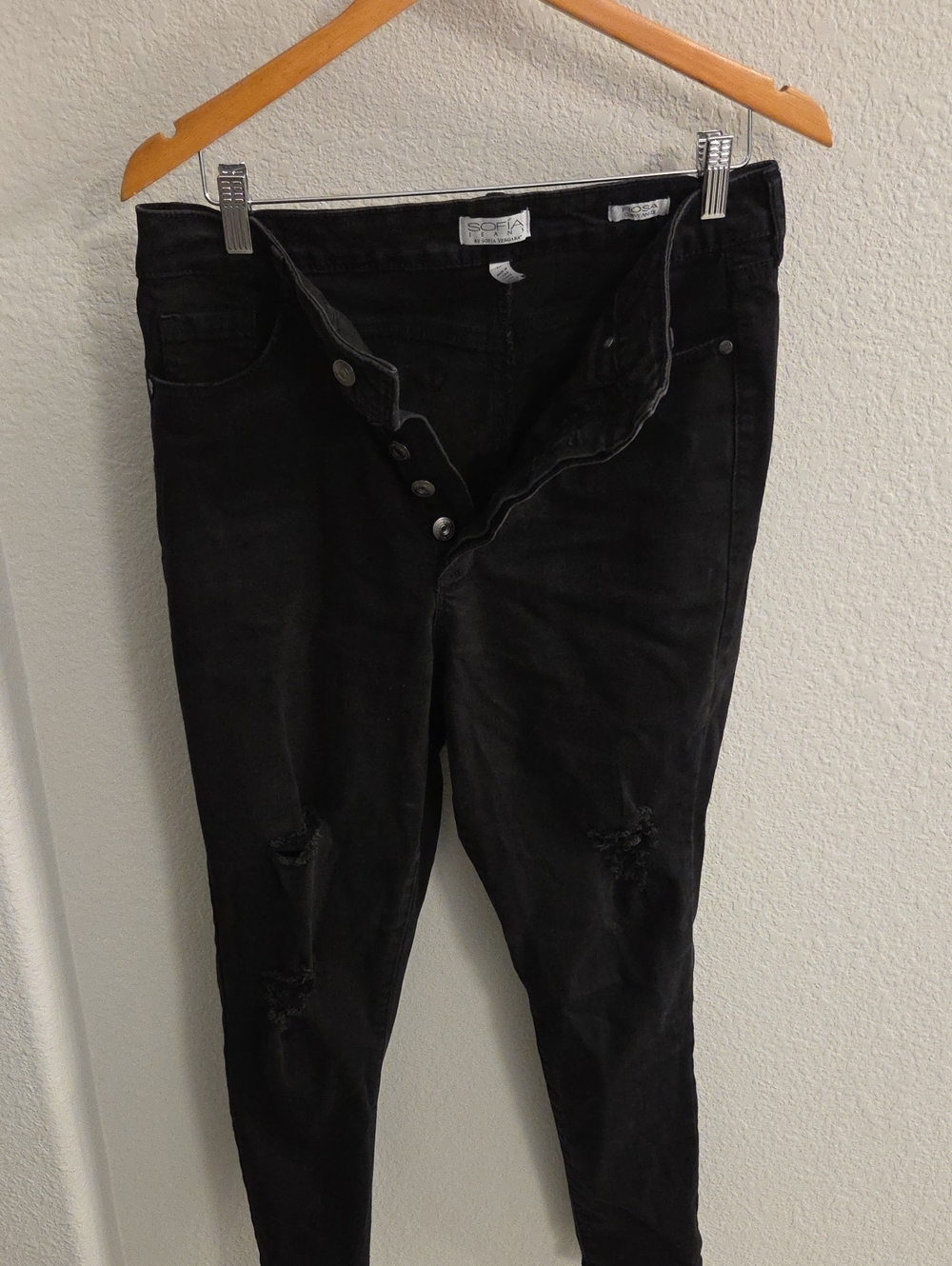 sofia by sofia vergara Black Skinny Jeans